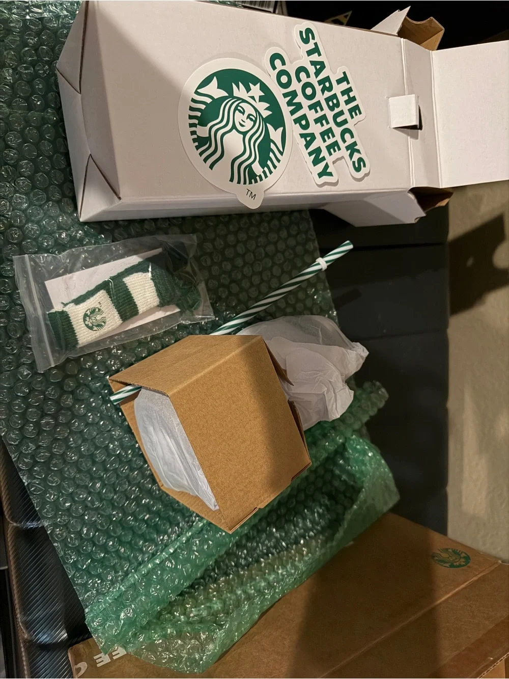 BNIB Starbucks Bearista Glass Soccer Tumbler